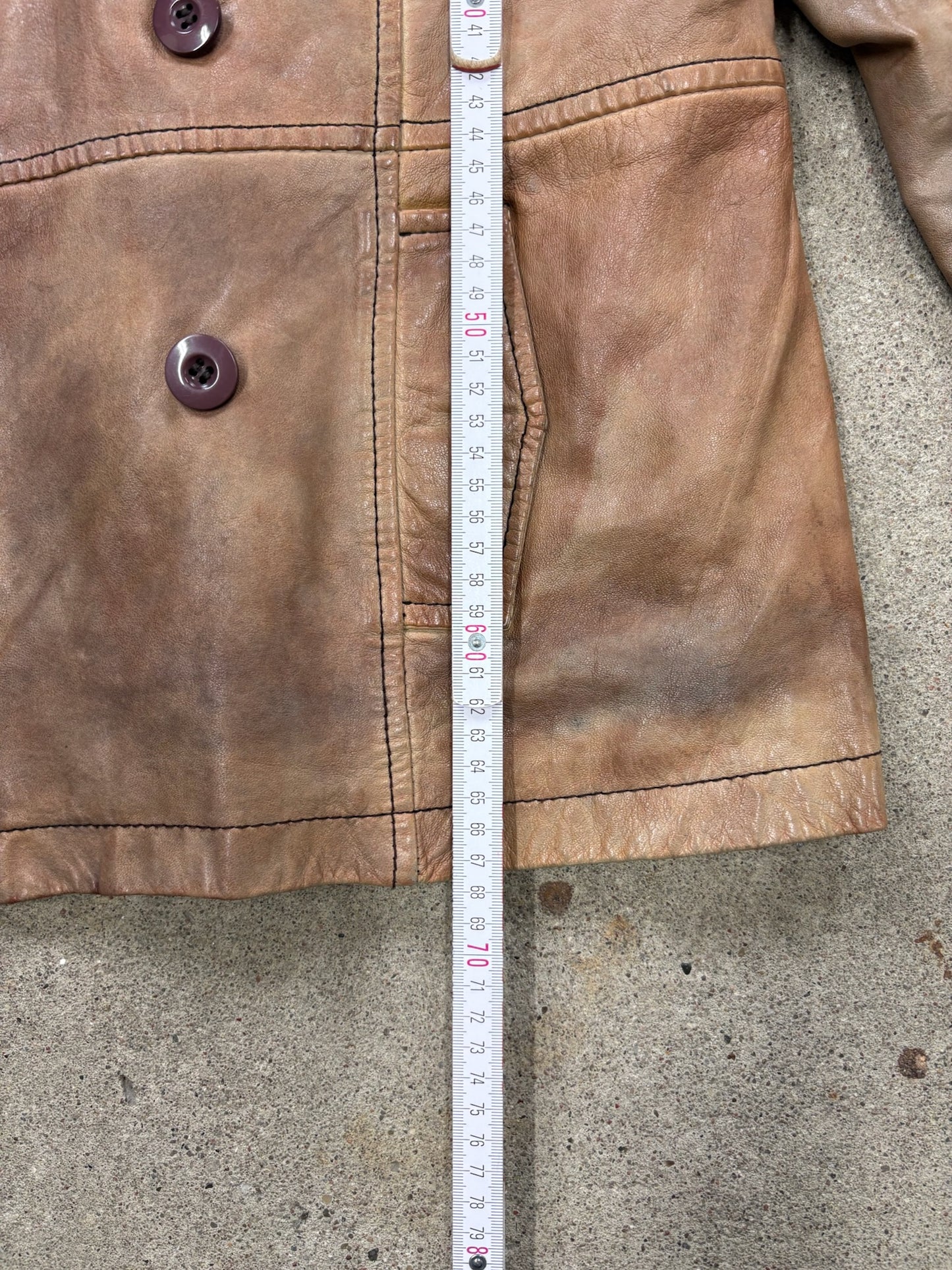Lederjacke Vintage Damen | XL