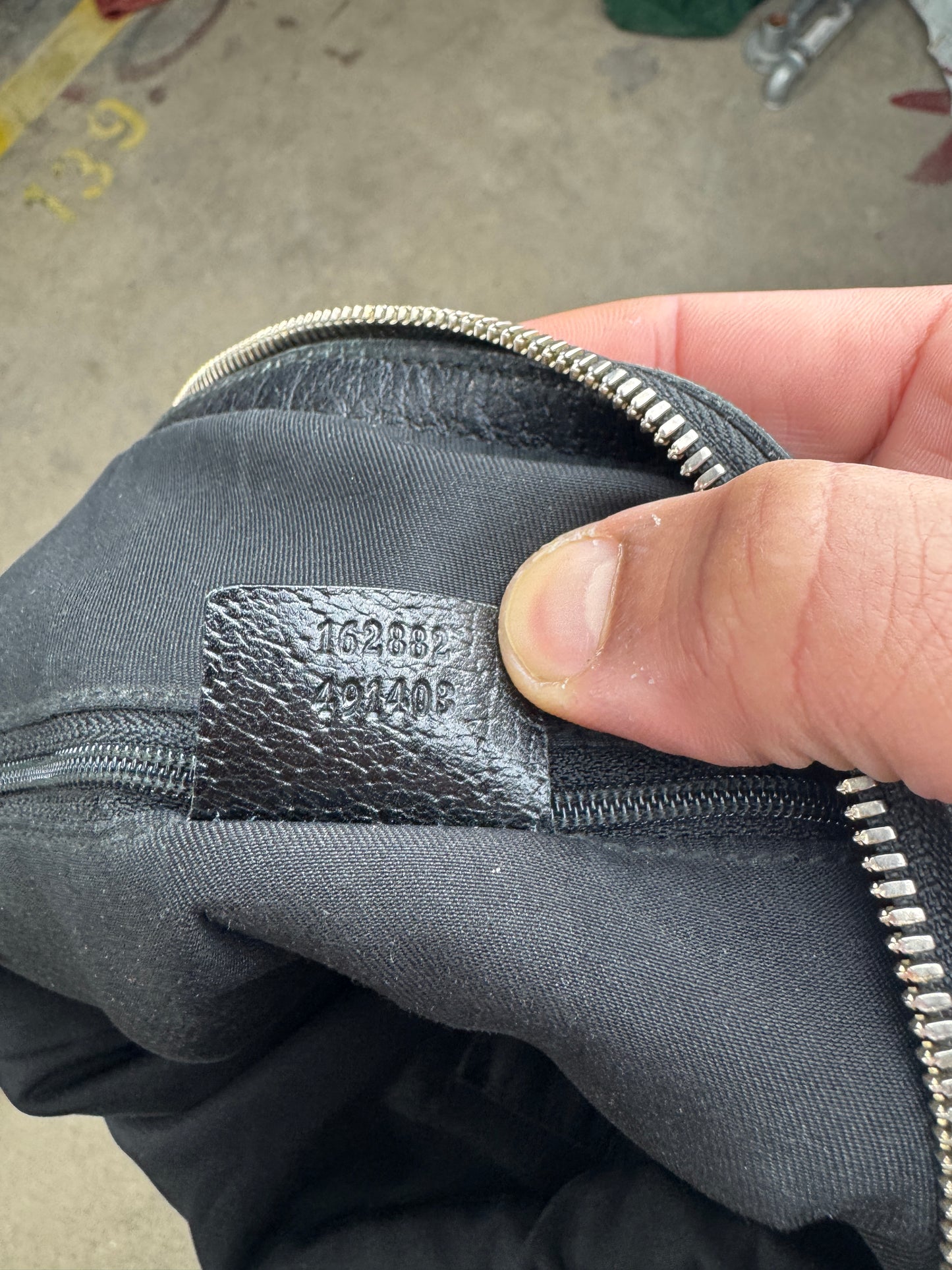 Gucci Black GG Canvas Web Princy Hobo Bag