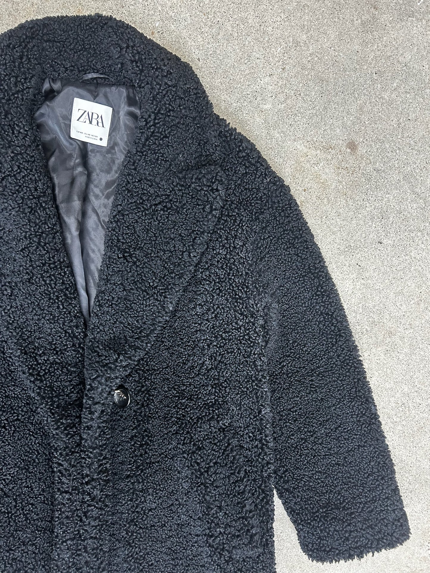 Zara Teddy Mantel | XS