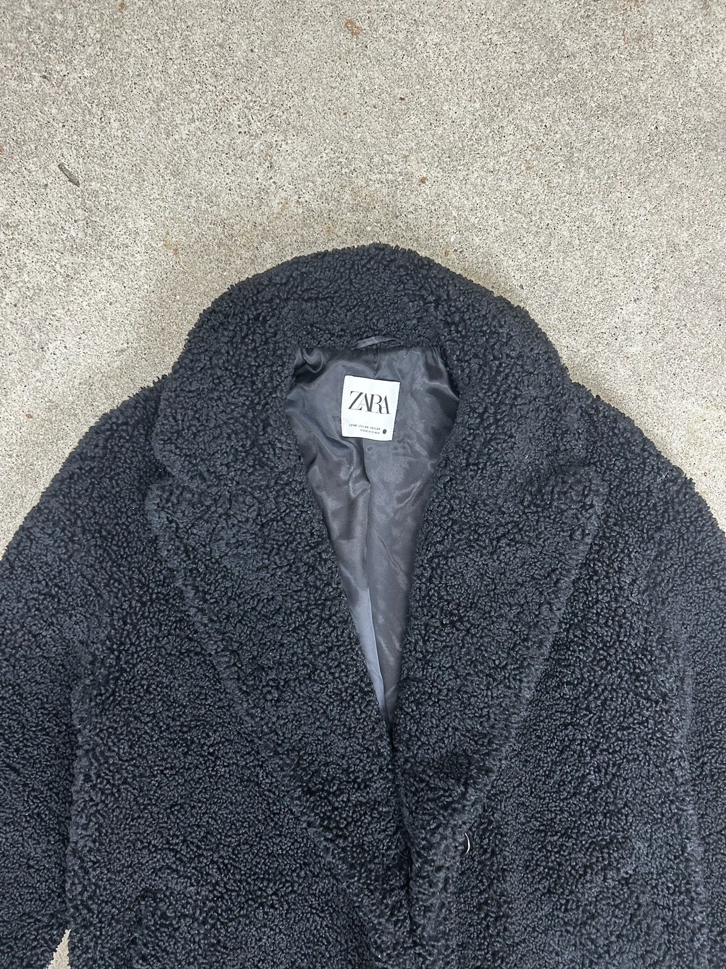 Zara Teddy Mantel | XS