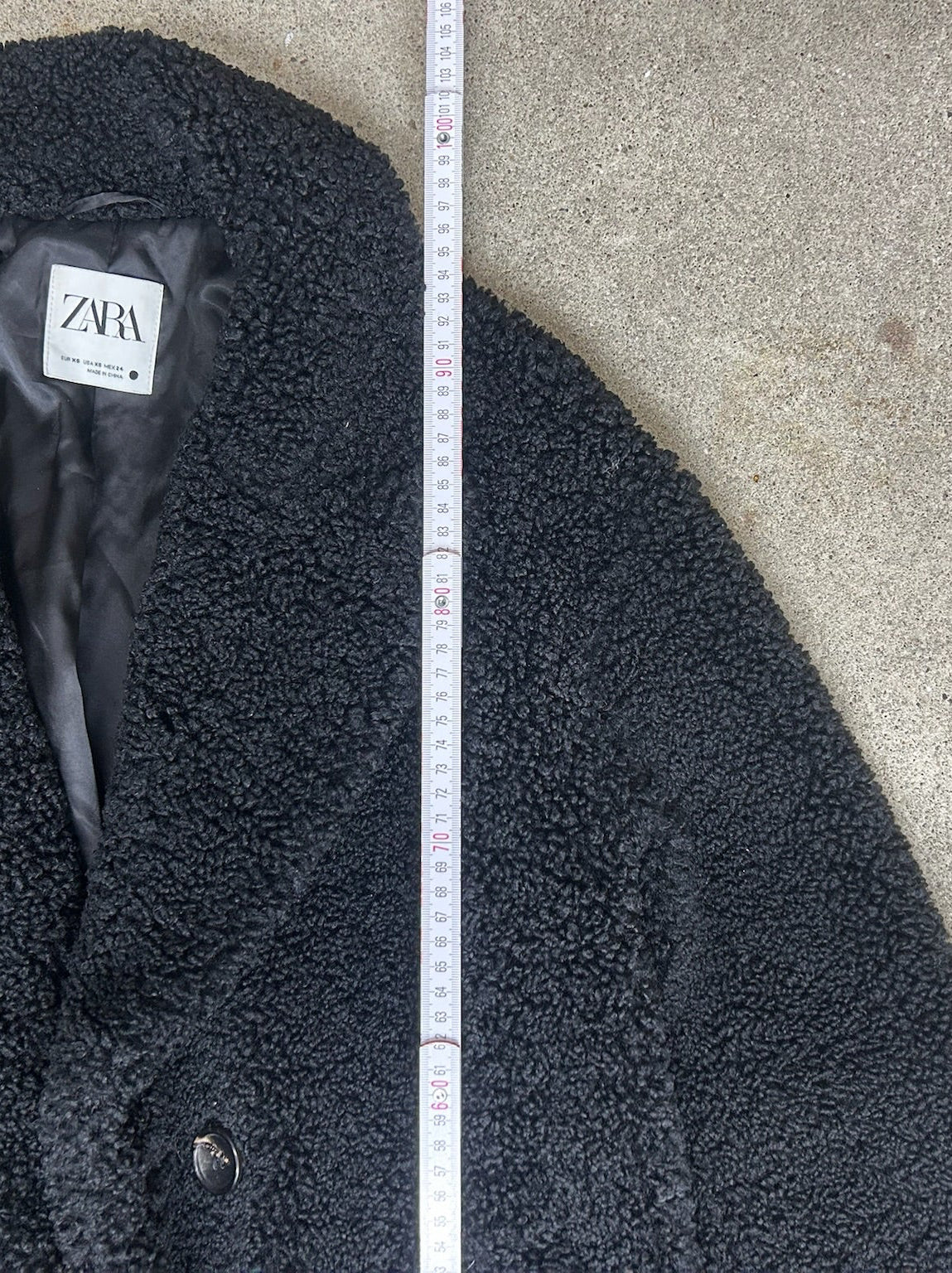 Zara Teddy Mantel | XS